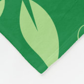 Reuzenpanda tussen bladeren fleece deken (Hoek)