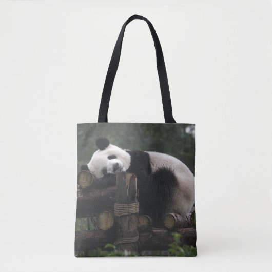 Reuzenpanda's bij de Giant Panda Protection Tote Bag (Voorkant)