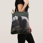 Reuzenpanda's bij de Giant Panda Protection Tote Bag (Dichtbij)