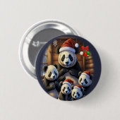 Reuzenpanda's Ronde Button 5,7 Cm (Voorkant /achterkant)