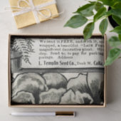  reuzenpanelen, zaadcatalogi en zadenvaartuigen tissuepapier (Geschenk)