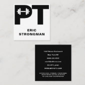 Reuzenpersonal trainer logo Visitekaartje (Voorkant / Achterkant)