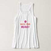 Reuzenracerback-Tanktop zonder hart voor vrouwen Tanktop (Design voorkant)