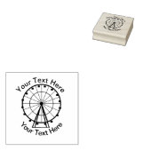 Reuzenrad - Aanpasbaar Rubberstempel (Gestempeld)