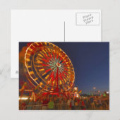 reuzenrad bij zonsondergang in de noordwestelijke  briefkaart (Voorkant / Achterkant)