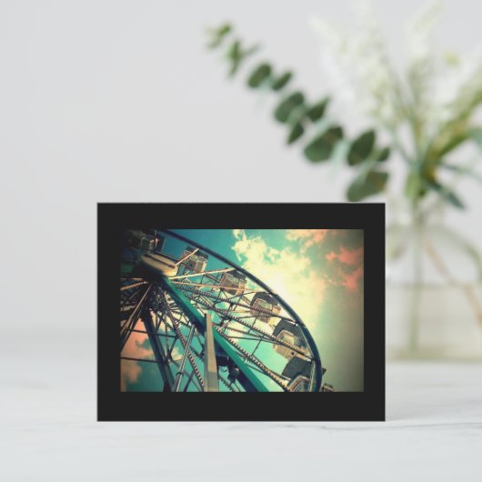 reuzenrad briefkaart (Staand voorkant)