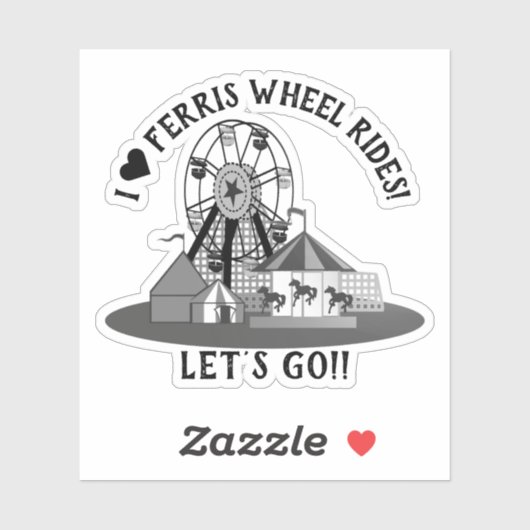 Reuzenrad Dag Sticker (Vel)