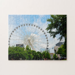 Reuzenrad Georgia met luchtzicht. Legpuzzel