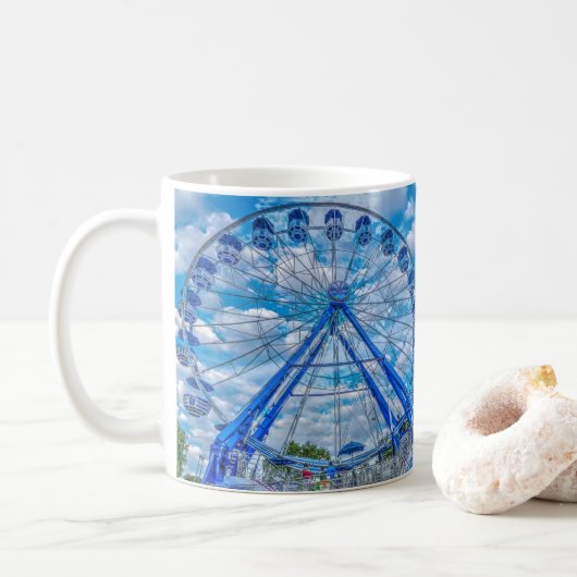 Reuzenrad koffiemok (Met donut)