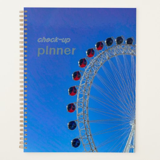 Reuzenrad met een prachtige achtergrond planner (Voorkant)