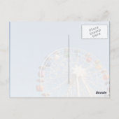 reuzenrad met kleurrijke manden briefkaart (Achterkant)