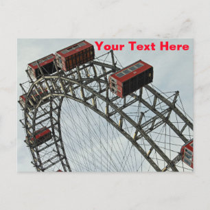 Reuzenrad Prater, Wenen, Oostenrijk Briefkaart