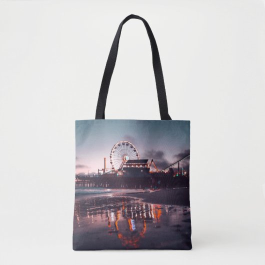 reuzenrad tijdens het gouden uur tote bag (Voorkant)