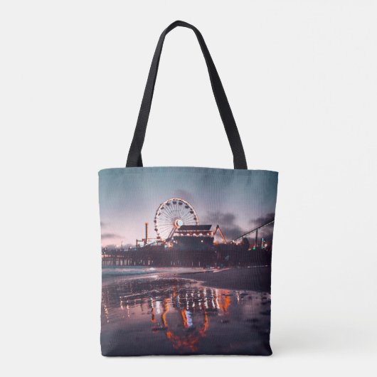 reuzenrad tijdens het gouden uur tote bag (Achterkant)