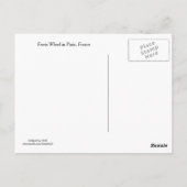 Reuzenradrit in Parijs Briefkaart (Achterkant)