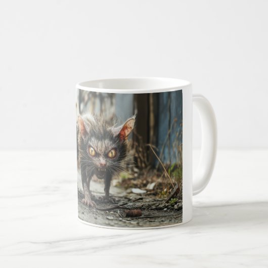 Reuzenrat koffiemok (Voorkant rechts)