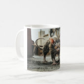Reuzenrat koffiemok (Voorkant links)