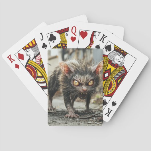 Reuzenrat pokerkaarten (Achterkant)