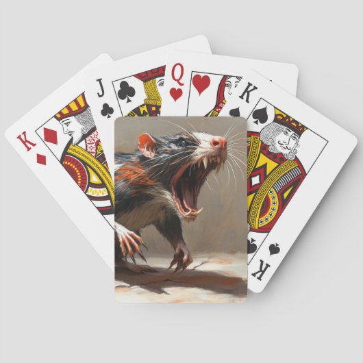 Reuzenrat pokerkaarten (Achterkant)
