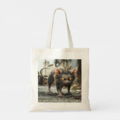 Reuzenrat tote bag (Achterkant)