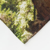 Reuzenredwoods Fleece Deken (Hoek)