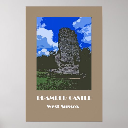 Reuzenretro-achtig poster van het Castle 1920s van (Voorkant)