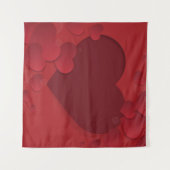 Reuzenrode achtergrond wandkleed (Voorkant (horizontaal))