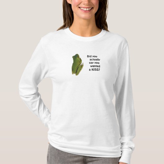 Reuzenrog met een groene, handige kikker t-shirt (Voorkant)