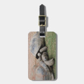 reuzenschildpad bagagelabel (Voorkant verticaal)