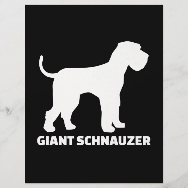 reuzenschnauzer premium briefhoofd (Voorkant)