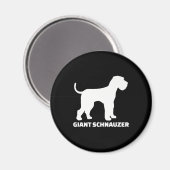 reuzenschnauzer premium magneet (Voorkant / Achterkant)