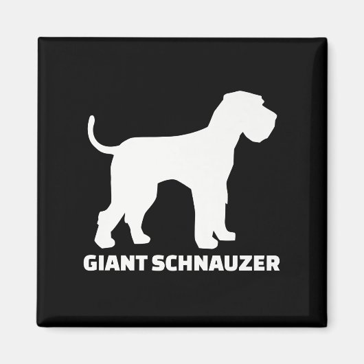 reuzenschnauzer premium magneet (Voorkant)