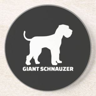 reuzenschnauzer premium zandsteen onderzetter