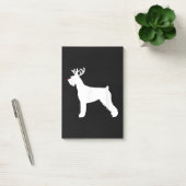 reuzenschnauzer rendierkersthond post-it® notes (Kantoor)