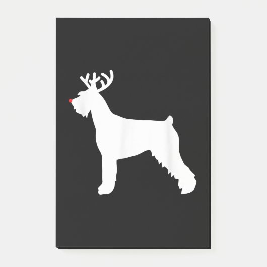 reuzenschnauzer rendierkersthond post-it® notes (Voorkant)