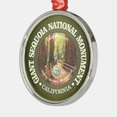 Reuzensequoia (NM) Metalen Ornament (Links)