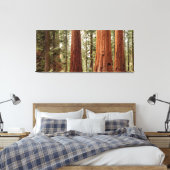 Reuzensequoia panorama canvas afdruk (Insitu (Slaapkamer))