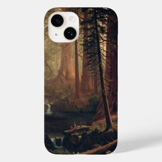 Reuzensequoiabomen van Californië Albert Bierstadt Case-Mate iPhone Case (Achterkant)