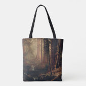 Reuzensequoiabomen van Californië Albert Bierstadt Tote Bag (Achterkant)
