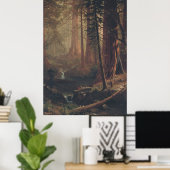 Reuzensequoia's - 19e-eeuwse muurkunst poster (Thuiskantoor)
