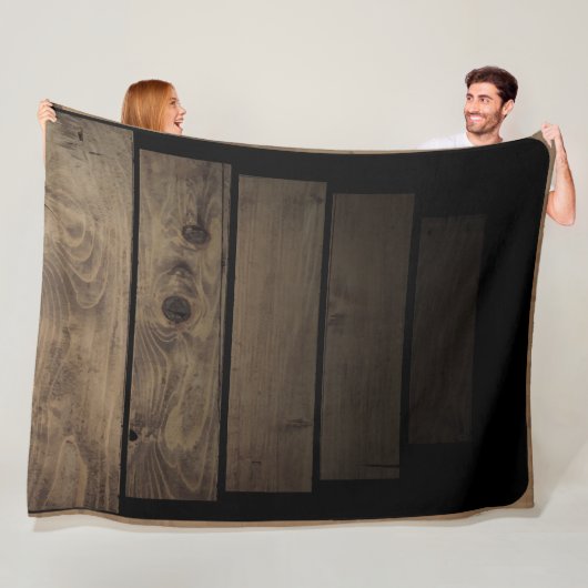 Reuzenstaarten - Oude houttrappen — Uniek Fleece Deken (In situ)