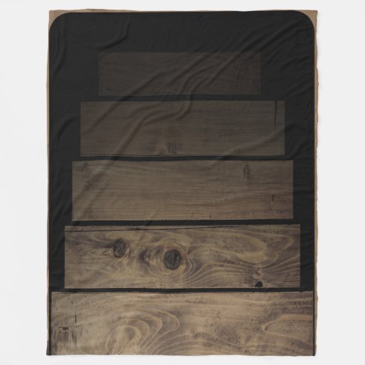 Reuzenstaarten - Oude houttrappen — Uniek Fleece Deken (Voorkant)