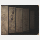 Reuzenstaarten - Oude houttrappen — Uniek Fleece Deken (Voorkant (Horizontaal))