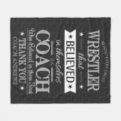 Reuzenstrookje Hartelijk dank voor uw cadeau Fleece Deken (Voorkant (Horizontaal))