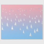 Reuzenvaartuigen in het open zee cadeaupapier (Vlak)