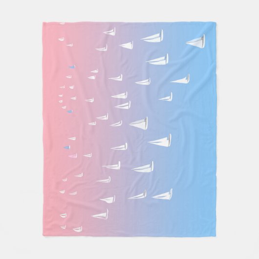 Reuzenvaartuigen in het open zee fleece deken (Voorkant)