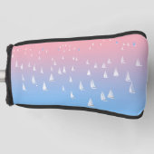 Reuzenvaartuigen in het open zee golfheadcover (Voorkant)