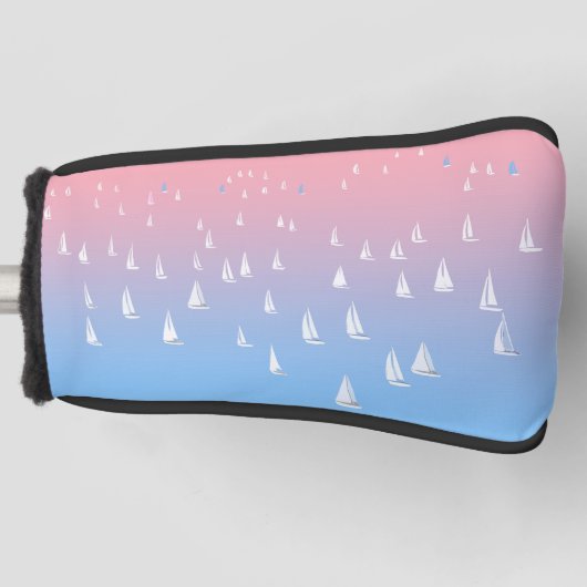 Reuzenvaartuigen in het open zee golfheadcover (Voorkant)