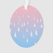 Reuzenvaartuigen in het open zee ornament (voorkant)