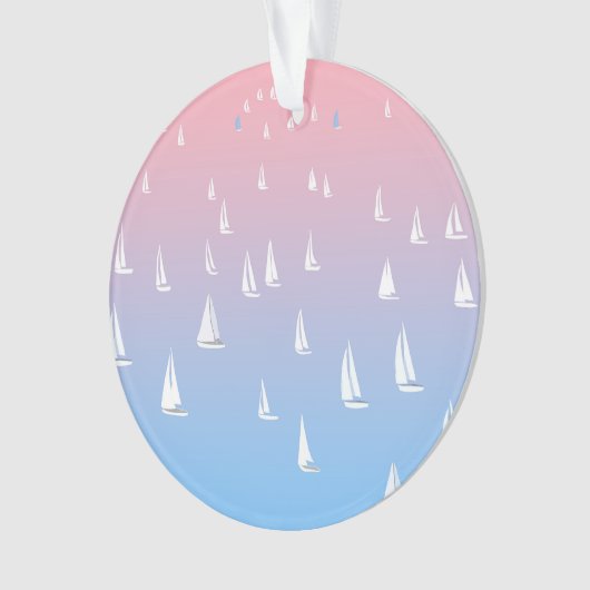 Reuzenvaartuigen in het open zee ornament (voorkant)